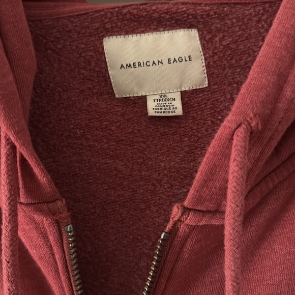 American Eagle zip front hoodie jacket in excellent condition. - Picture 2 of 4